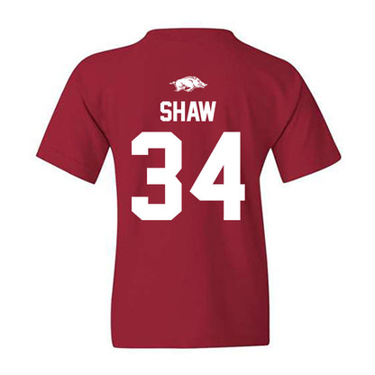 Arkansas - NCAA Football : Jabrae Shaw - Classic Shersey Youth T-Shirt-1