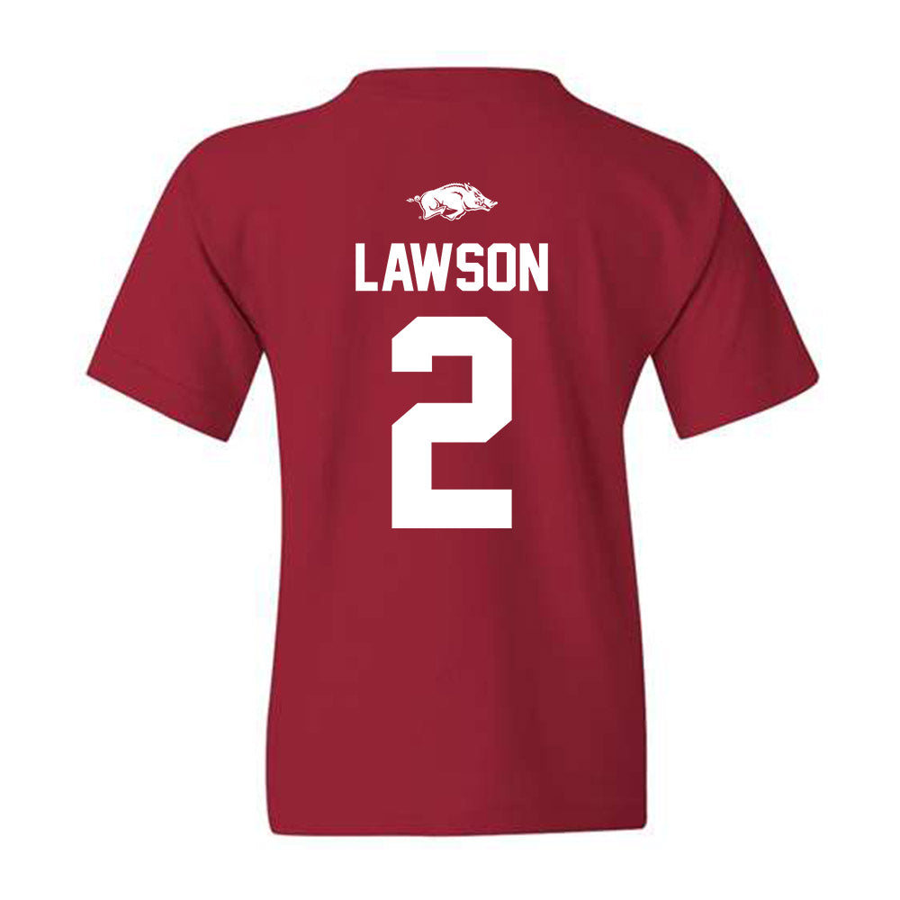 Arkansas - NCAA Women's Volleyball : Jada Lawson - Youth T-Shirt