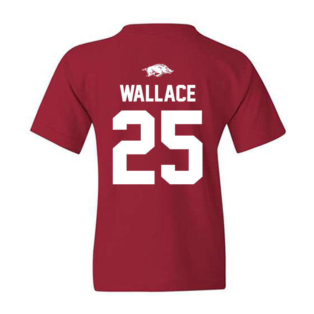 Arkansas - NCAA Football : Tavion Wallace - Classic Shersey Youth T-Shirt-1