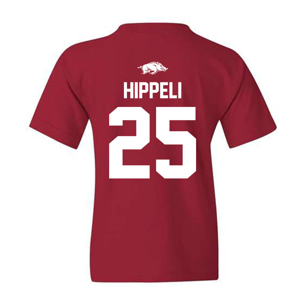 Arkansas - NCAA Women's Soccer : Morgan Hippeli - Youth T-Shirt