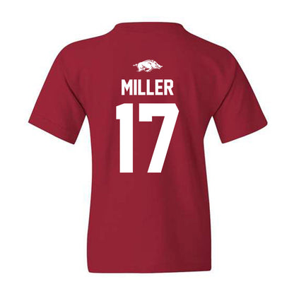 Arkansas - NCAA Softball : Kennedy Miller - Youth T-Shirt