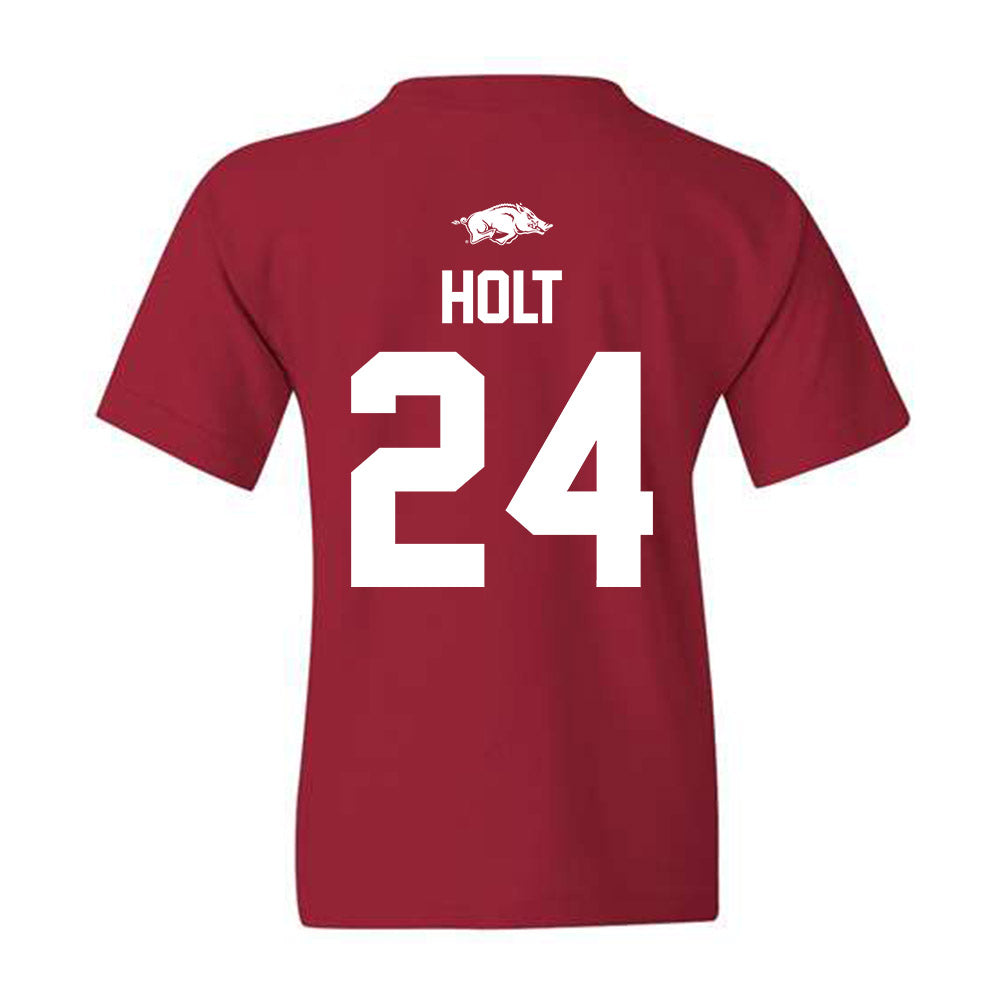 Arkansas - NCAA Baseball : Peyton Holt - Youth T-Shirt