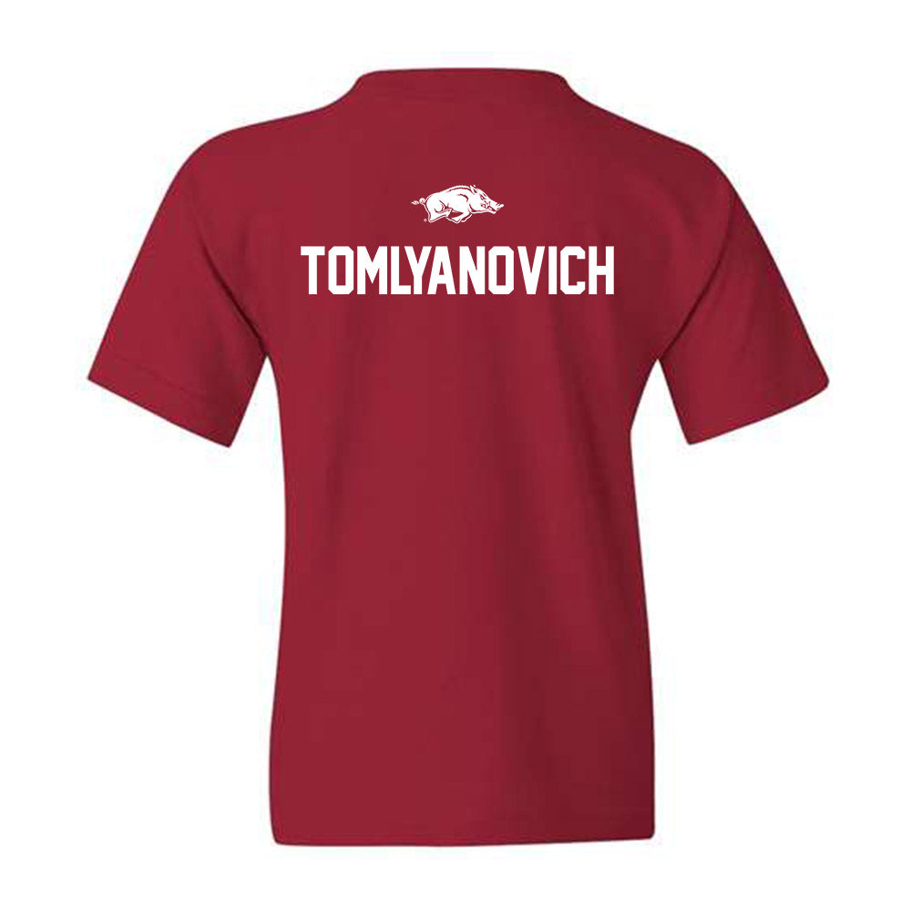 Arkansas - NCAA Men's Track & Field : TJ Tomlyanovich - Classic Shersey Youth T-Shirt