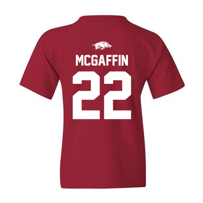 Arkansas - NCAA Softball : Nikki McGaffin - Youth T-Shirt