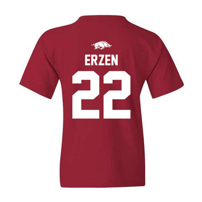 Arkansas - NCAA Women's Soccer : Ainsley Erzen - Youth T-Shirt
