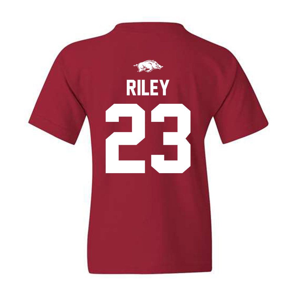 Arkansas - NCAA Women's Soccer : Ella Riley - Youth T-Shirt