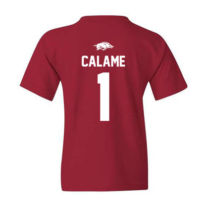 Arkansas - NCAA Women's Volleyball : Avery Calame - Youth T-Shirt