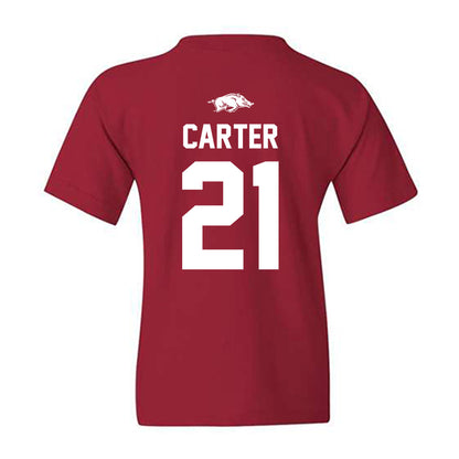 Arkansas - NCAA Softball : Ava Carter - Classic Shersey Youth T-Shirt-1