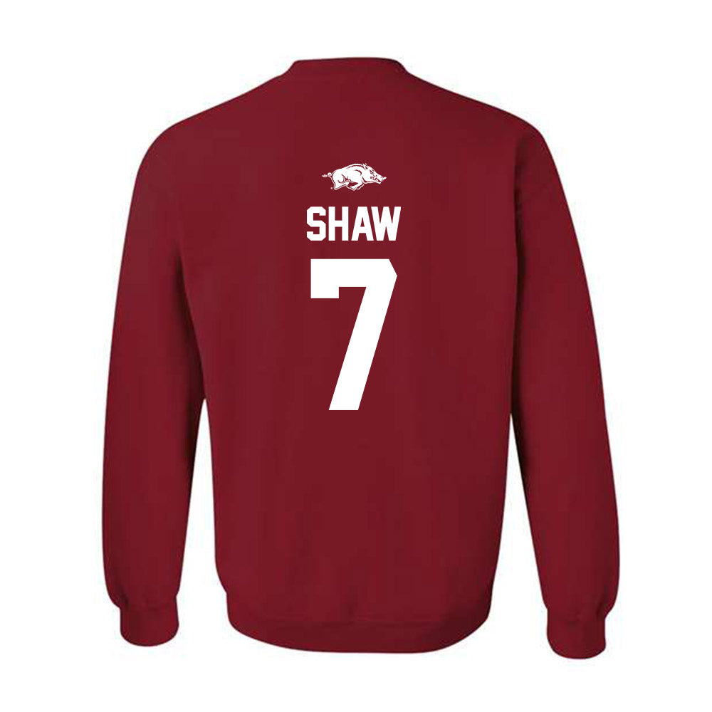 Arkansas - NCAA Football : Bradley Shaw - Classic Shersey Crewneck Sweatshirt-1