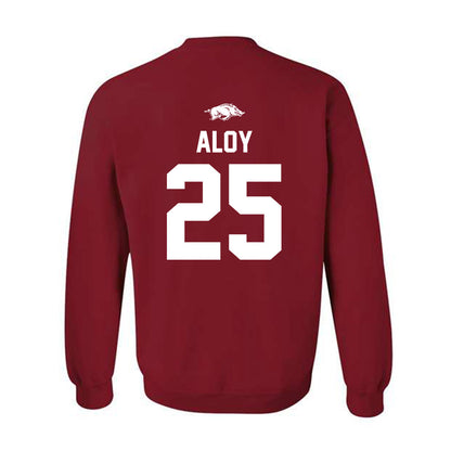 Arkansas - NCAA Baseball : Kuhio Aloy - Classic Shersey Crewneck Sweatshirt-1