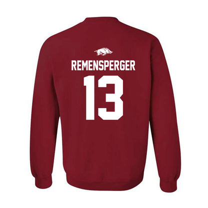 Arkansas - NCAA Women's Volleyball : Kiki Remensperger - Classic Shersey Crewneck Sweatshirt-1