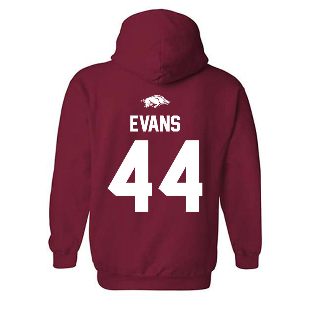 Arkansas - NCAA Women's Volleyball : Zoi Evans - Hooded Sweatshirt