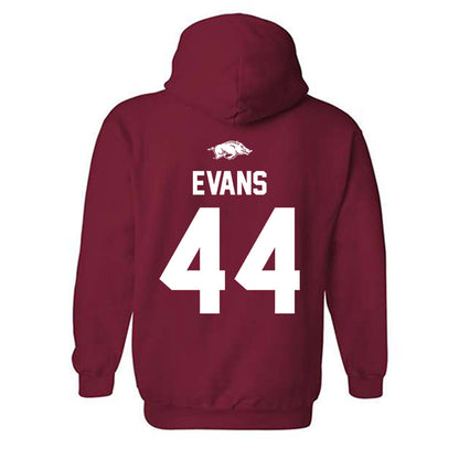 Arkansas - NCAA Women's Volleyball : Zoi Evans - Hooded Sweatshirt