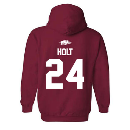 Arkansas - NCAA Baseball : Peyton Holt - Hooded Sweatshirt