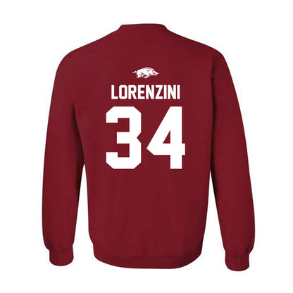 Arkansas - NCAA Baseball : Joey Lorenzini - Classic Shersey Crewneck Sweatshirt-1