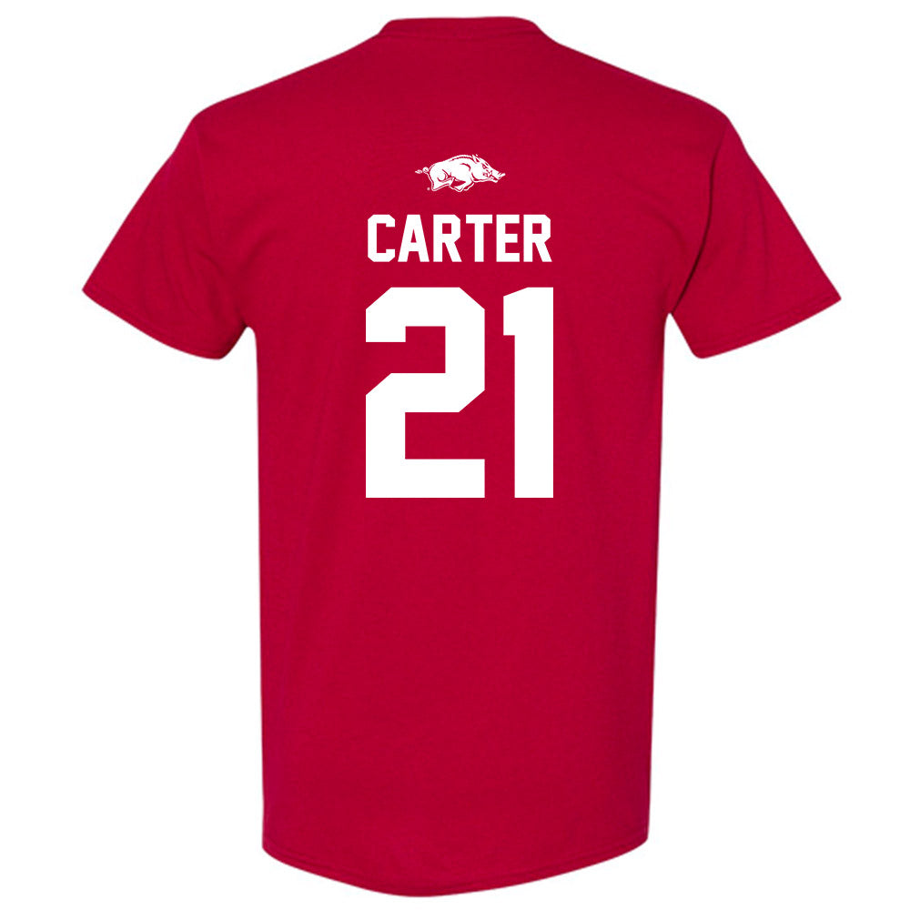 Arkansas - NCAA Softball : Ava Carter - Classic Shersey T-Shirt-1