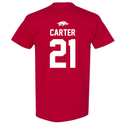 Arkansas - NCAA Softball : Ava Carter - Classic Shersey T-Shirt-1