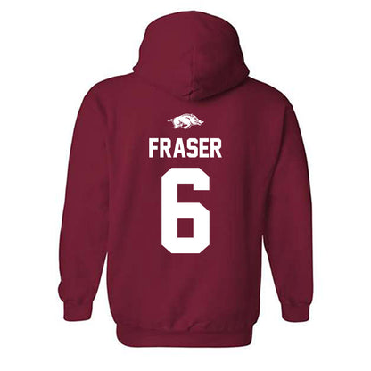 Arkansas - NCAA Baseball : Gabe Fraser - Classic Shersey Hooded Sweatshirt