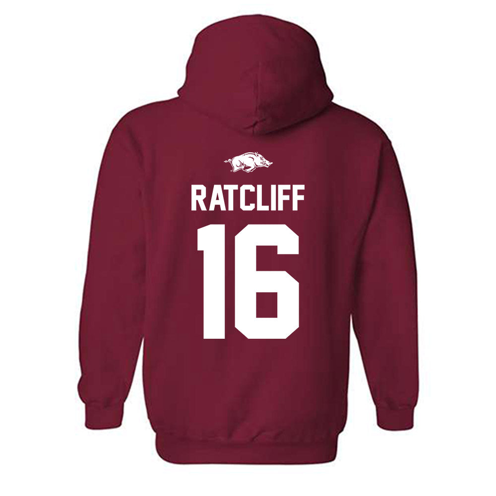 Arkansas - NCAA Softball : Carlee Ratcliff - Hooded Sweatshirt