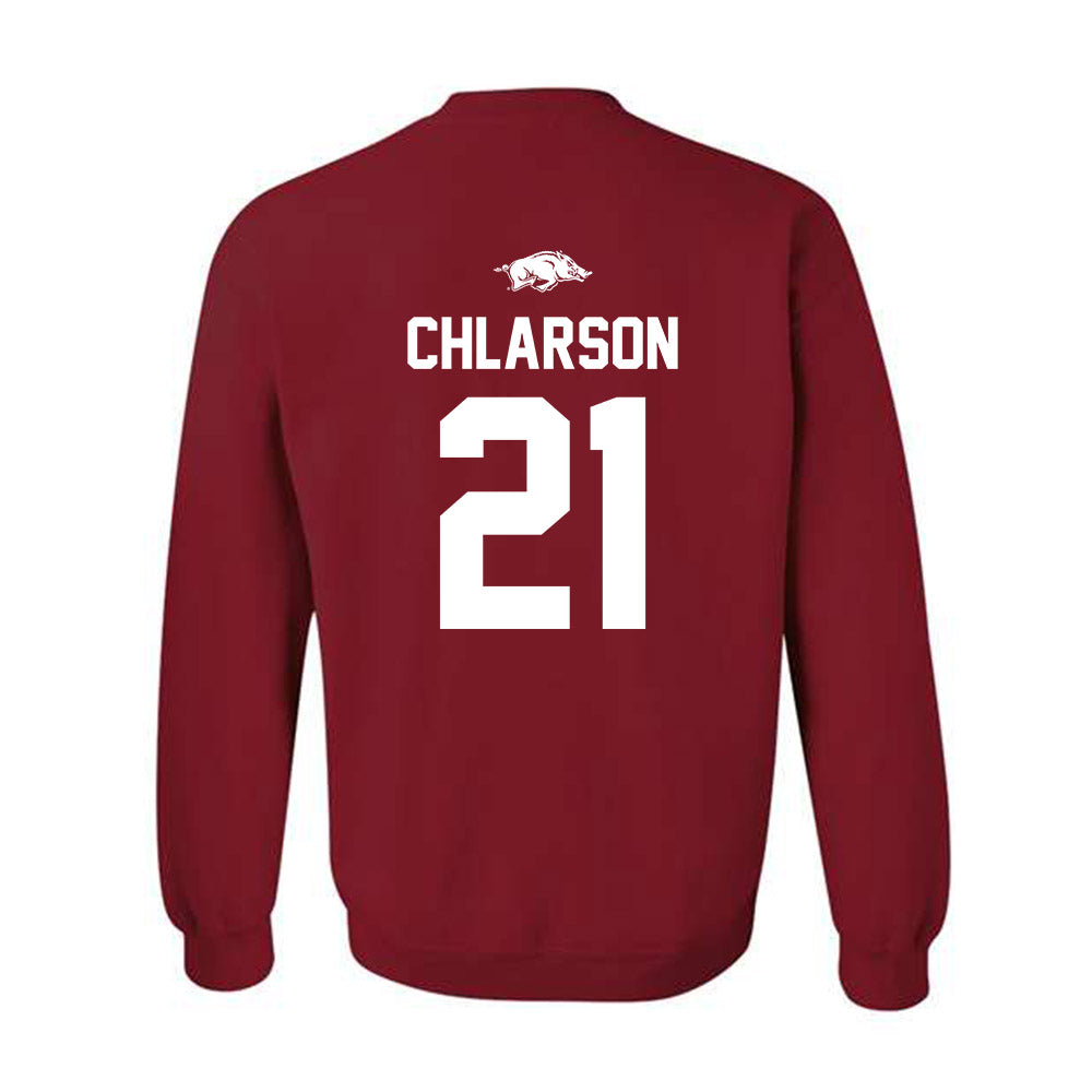 Arkansas - NCAA Women's Basketball : Ashlynn Chlarson - Classic Shersey Crewneck Sweatshirt-1
