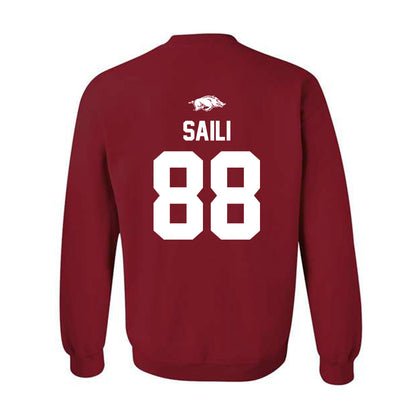 Arkansas - NCAA Football : Danny Saili - Classic Shersey Crewneck Sweatshirt-1