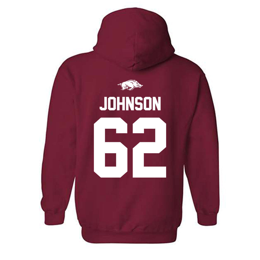 Arkansas - NCAA Football : Alex Johnson - Hooded Sweatshirt