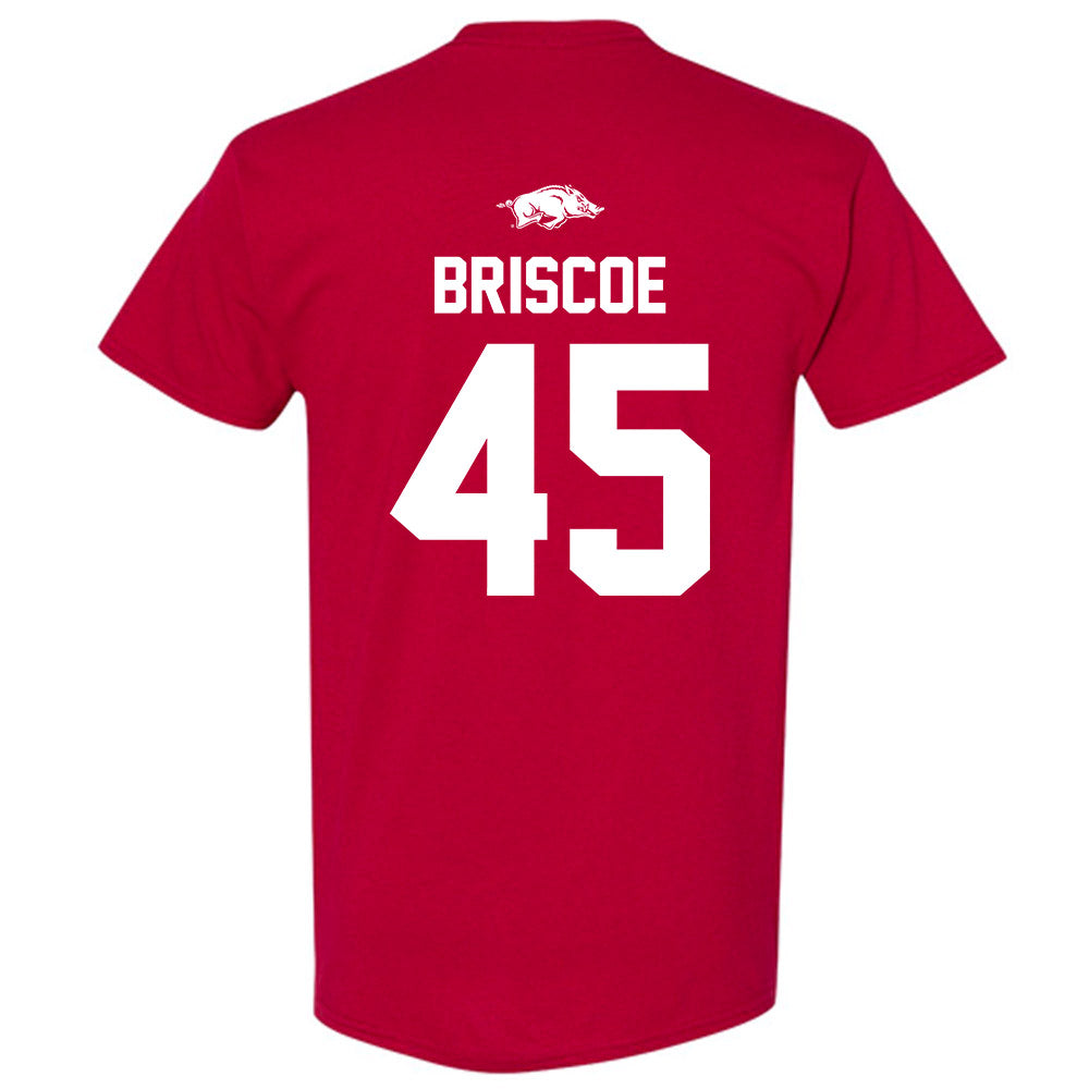 Arkansas - NCAA Baseball : Tye Briscoe - Classic Shersey T-Shirt-1