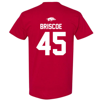 Arkansas - NCAA Baseball : Tye Briscoe - Classic Shersey T-Shirt-1