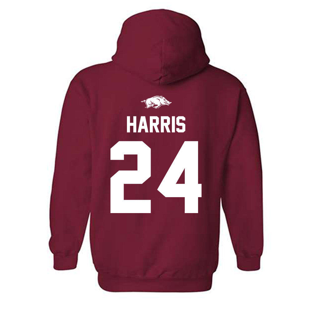 Arkansas - NCAA Football : Andrew Harris - Classic Shersey Hooded Sweatshirt-1