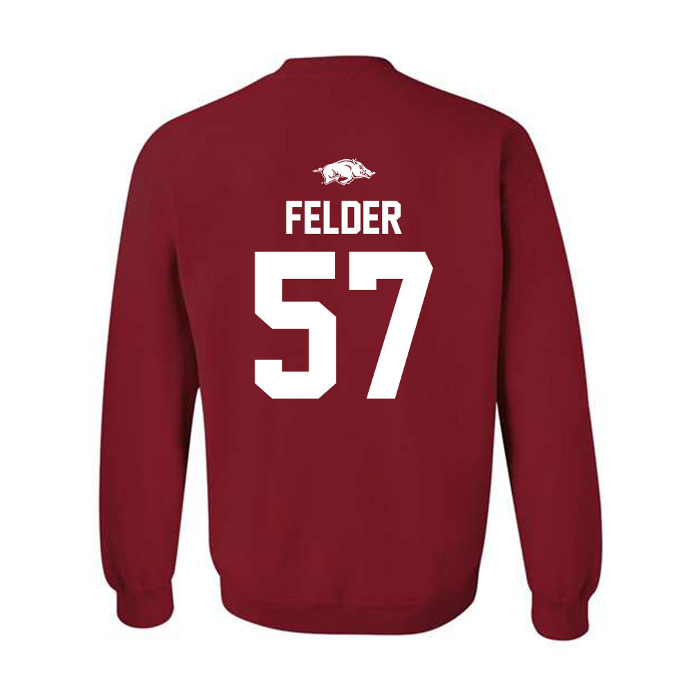 Arkansas - NCAA Baseball : Ross Felder - Classic Shersey Crewneck Sweatshirt-1