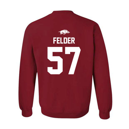 Arkansas - NCAA Baseball : Ross Felder - Classic Shersey Crewneck Sweatshirt-1