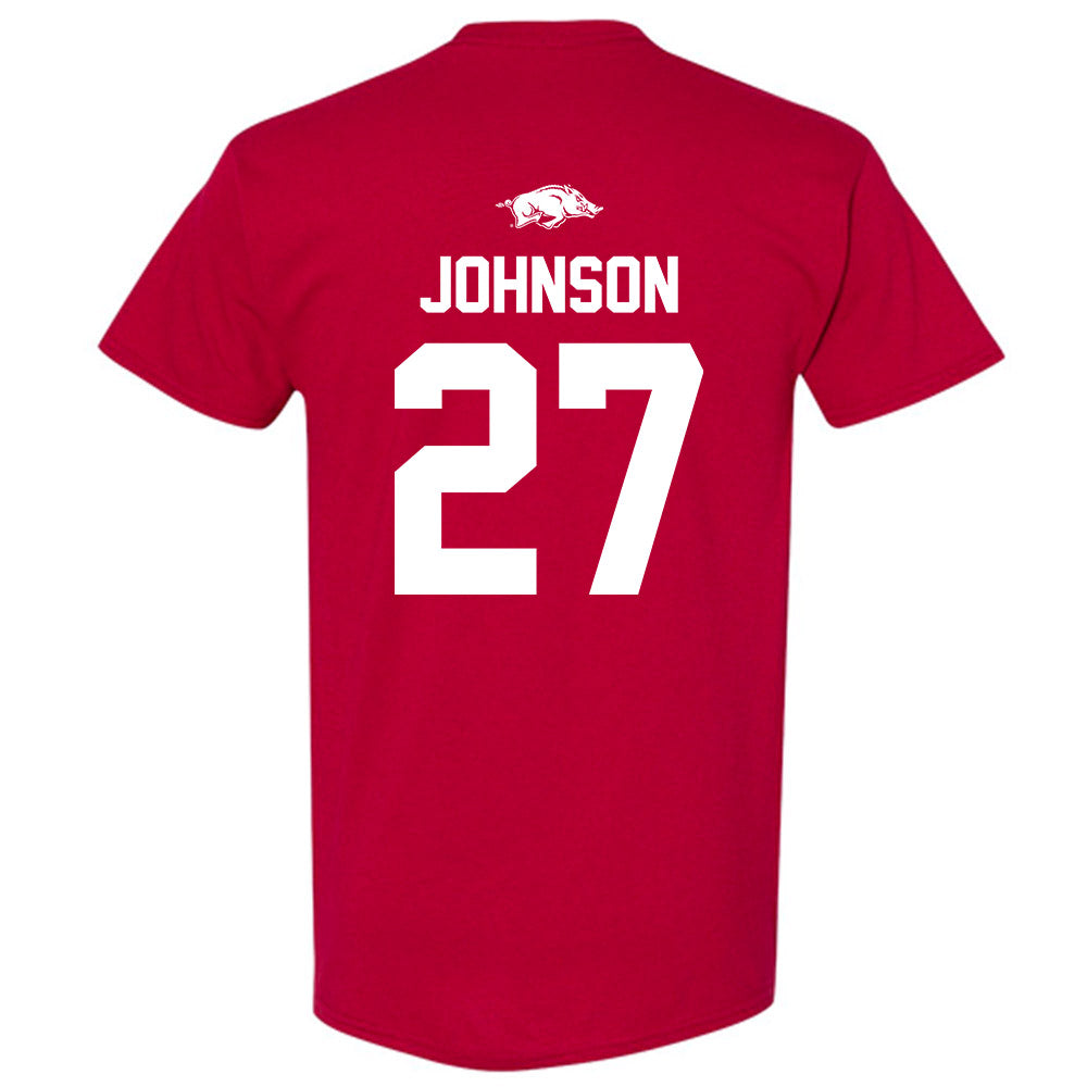 Arkansas - NCAA Football : Ahkhari Johnson - Classic Shersey T-Shirt