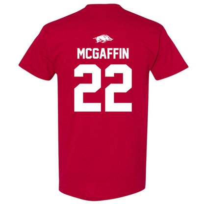 Arkansas - NCAA Softball : Nikki McGaffin - T-Shirt