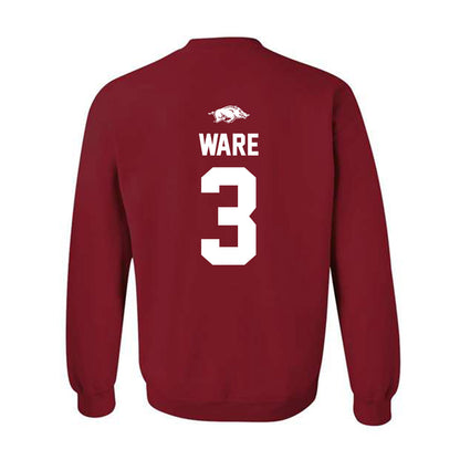 Arkansas - NCAA Women's Basketball : Harmonie Ware - Classic Shersey Crewneck Sweatshirt-1