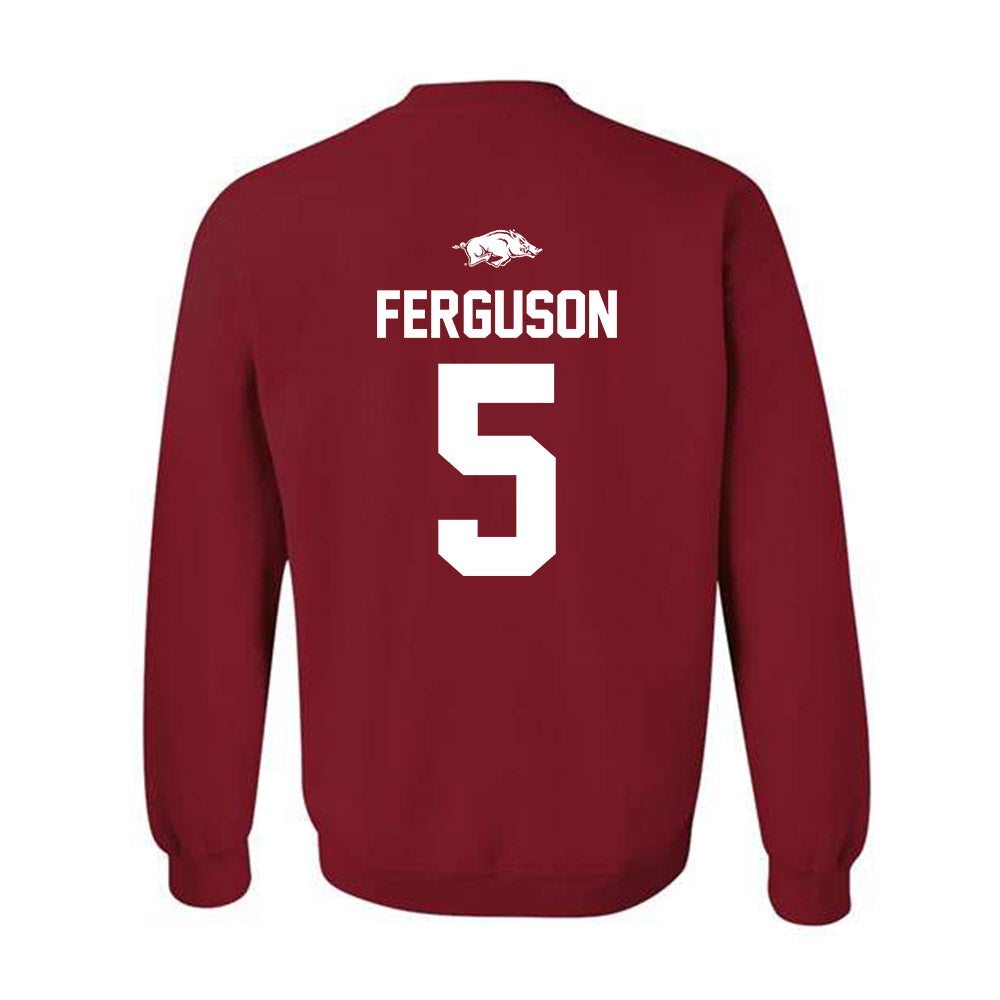 Arkansas - NCAA Football : Ja'kayden Ferguson - Classic Shersey Crewneck Sweatshirt-1