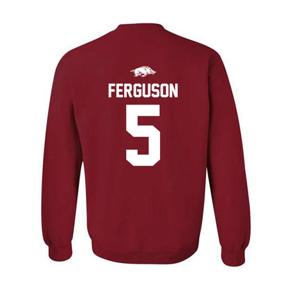 Arkansas - NCAA Football : Ja'kayden Ferguson - Classic Shersey Crewneck Sweatshirt-1