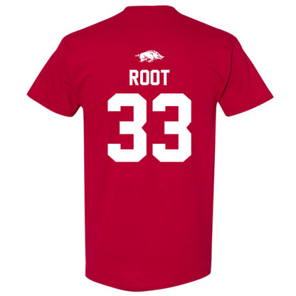 Arkansas - NCAA Baseball : Zach Root - Classic Shersey T-Shirt-1