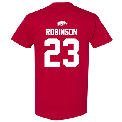 Arkansas - NCAA Women's Basketball : Emily Robinson - Classic Shersey T-Shirt-1