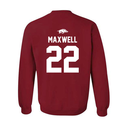 Arkansas - NCAA Baseball : Logan Maxwell - Classic Shersey Crewneck Sweatshirt-1