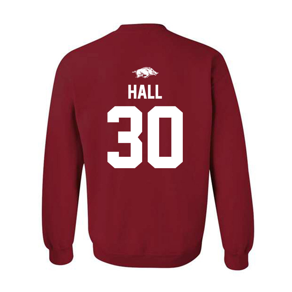 Arkansas - NCAA Softball : Khamari Hall - Classic Shersey Crewneck Sweatshirt-1