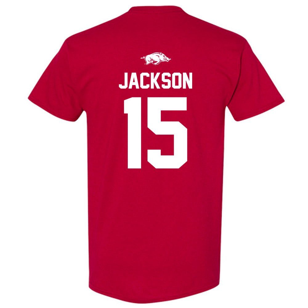 Arkansas - NCAA Women's Volleyball : Courtney Jackson - T-Shirt