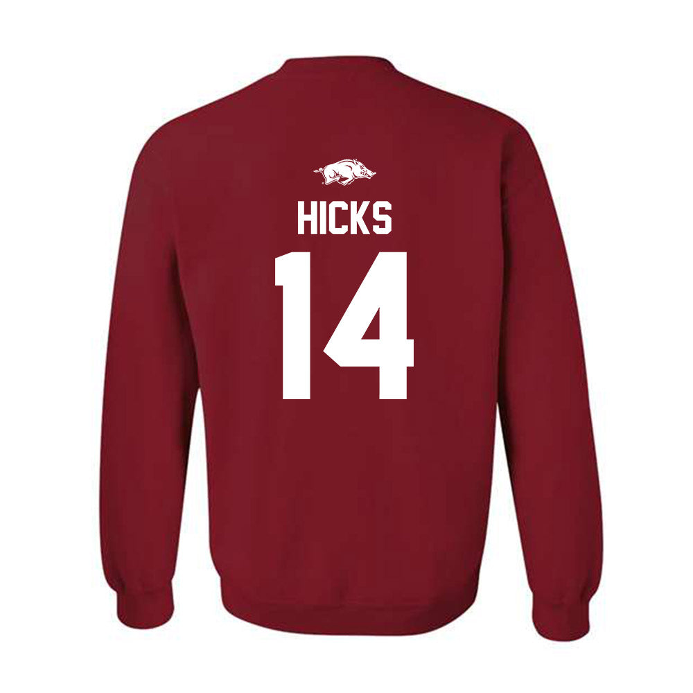 Arkansas - NCAA Women's Volleyball : Rosana Hicks - Classic Shersey Crewneck Sweatshirt-1