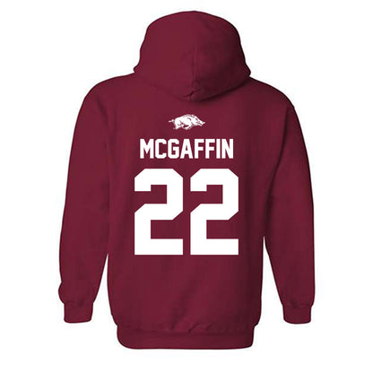 Arkansas - NCAA Softball : Nikki McGaffin - Hooded Sweatshirt