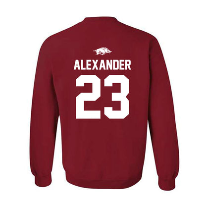 Arkansas - NCAA Women's Volleyball : Aleki Alexander - Classic Shersey Crewneck Sweatshirt