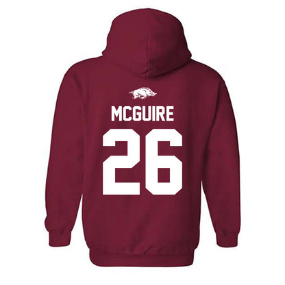 Arkansas - NCAA Baseball : Tate McGuire - Hooded Sweatshirt