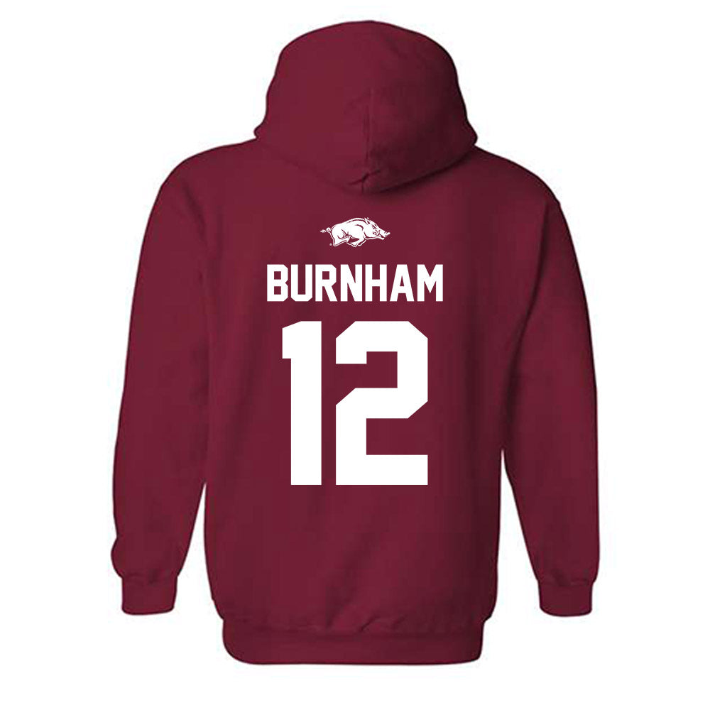 Arkansas - NCAA Softball : Payton Burnham - Classic Shersey Hooded Sweatshirt-1