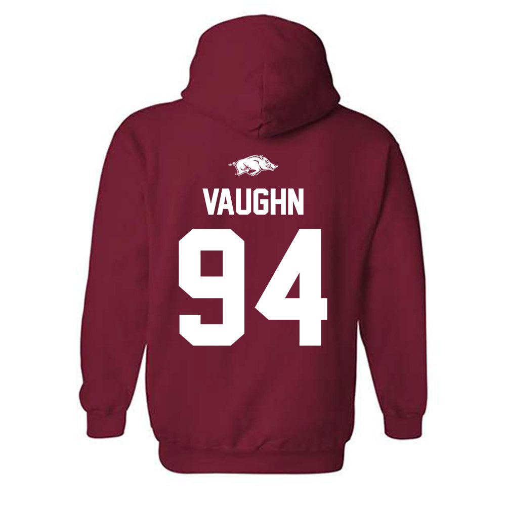 Arkansas - NCAA Football : Reginald Vaughn - Classic Shersey Hooded Sweatshirt-1