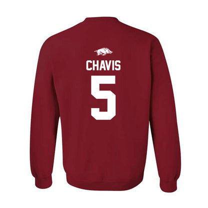 Arkansas - NCAA Men's Basketball : Cash Chavis - Classic Shersey Crewneck Sweatshirt