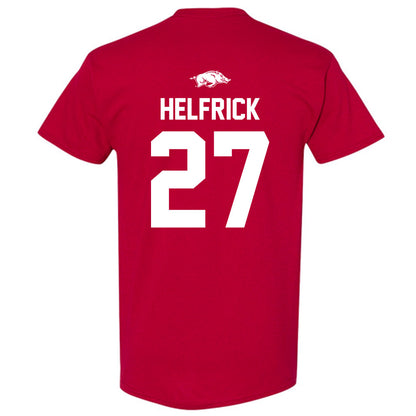 Arkansas - NCAA Baseball : Ryder Helfrick - T-Shirt