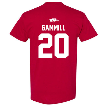 Arkansas - NCAA Softball : Hannah Gammill - T-Shirt